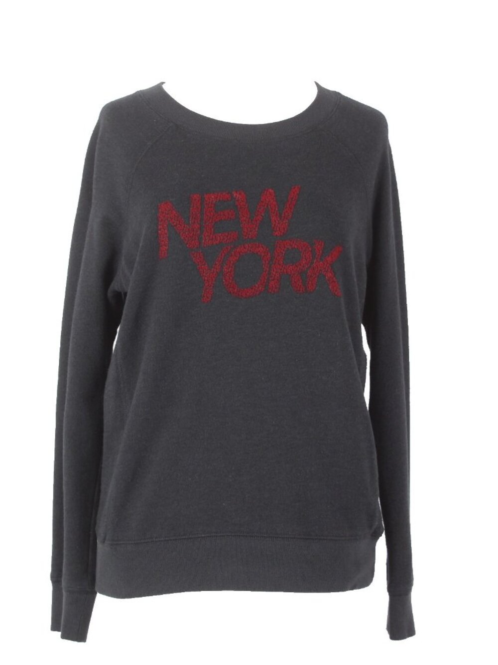 David Lerner Sweater Sz S S Studio Sz S Black Red New York Cotton Rayon Sweater - Picture 1 of 10